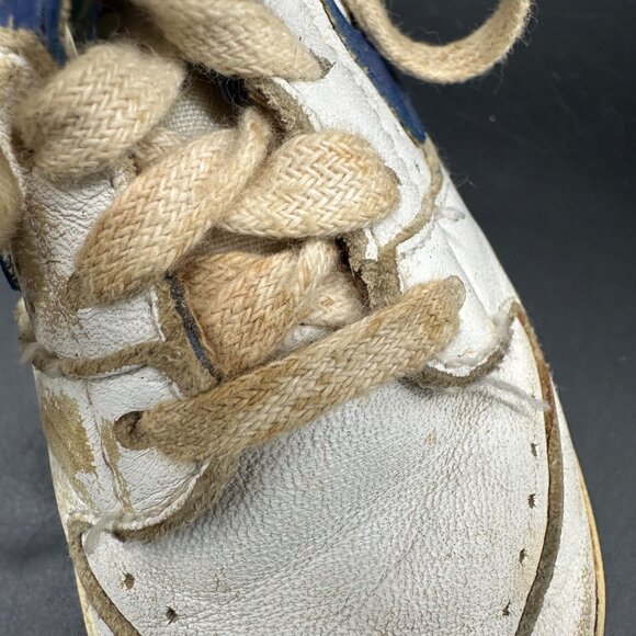 1987 Nike Delta Force Toddler Baby Shoes Blue High Top Sneakers Size 4 READ Vtg - Picture 13 of 15